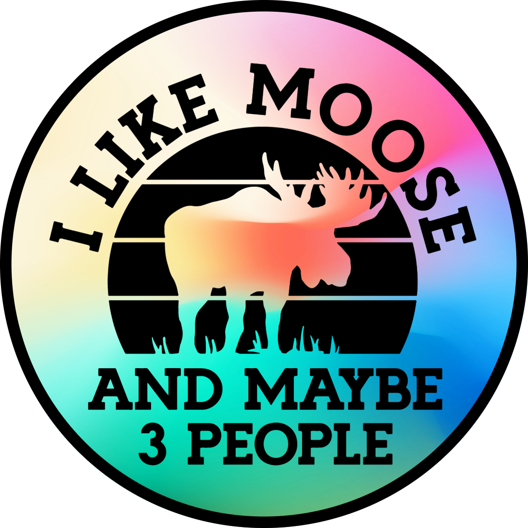I LIKE MOOSE AND MAYBE 3 PEOPLE SCENT SEEDS AIR FRESHENER