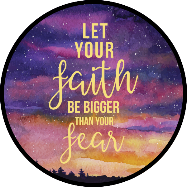 LET YOUR FAITH BE BIGGER THAN YOUR FEAR SCENT SEEDS AIR FRESHENER