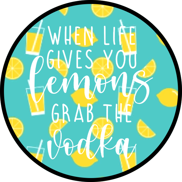 WHEN LIFE GIVES YOU LEMONS GRAB THE VODKA SCENT SEEDS AIR FRESHENER