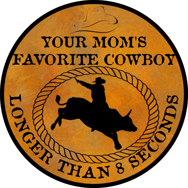 YOUR MOM'S FAVORITE COWBOY SCENT SEEDS AIR FRESHENER
