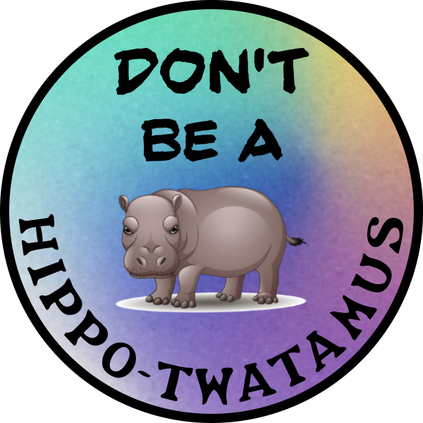 DON'T BE A HIPPO-TWATAMUS SCENT SEEDS AIR FRESHENER