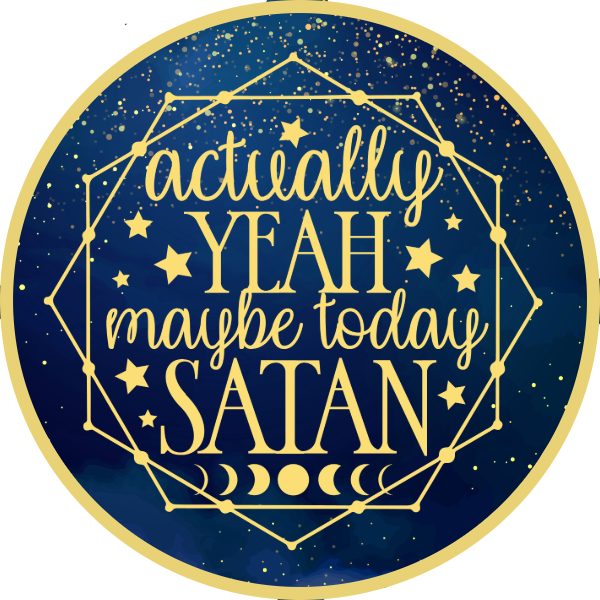 ACTUALLY YEAH MAYBE TODAY SATAN SCENT SEEDS AIR FRESHENER