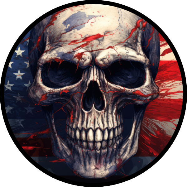 BLOODY SKULL FLAG SCENT SEEDS AIR FRESHENER