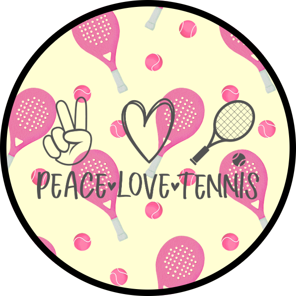 PEACE LOVE TENNIS SCENT SEEDS AIR FRESHENER