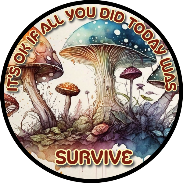 IT'S OKAY IF ALL YOU DID TODAY WAS SURVIVE SCENT SEEDS AIR FRESHENER