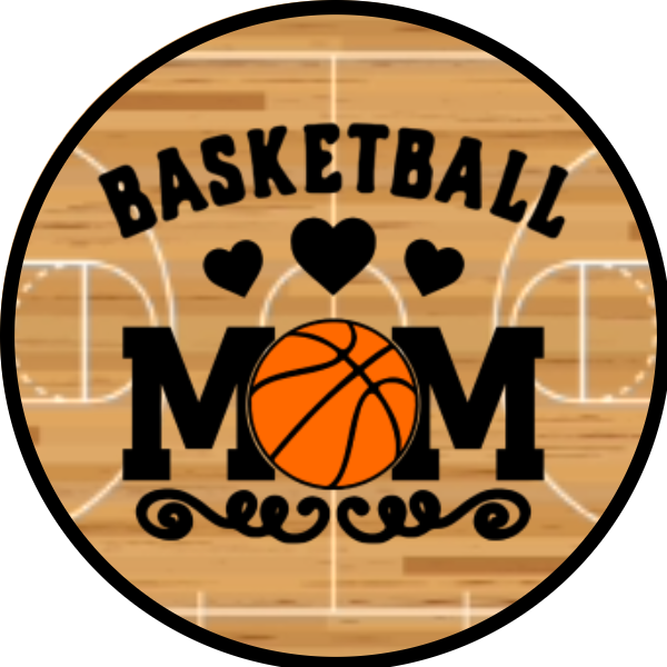 BASKETBALL MOM HEARTS SCENT SEEDS AIR FRESHENER