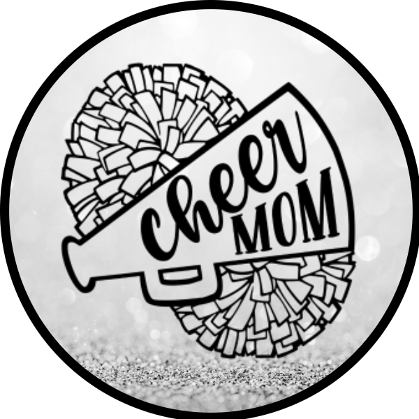 CHEER MOM MEGAPHONE POM POMS SCENT SEEDS AIR FRESHENER