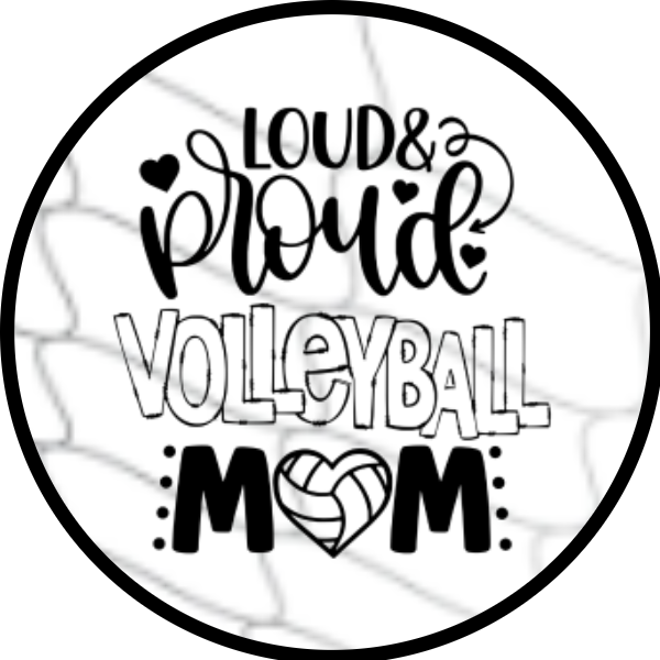 LOUD AND PROUD VOLLEYBALL MOM SCENT SEEDS AIR FRESHENER