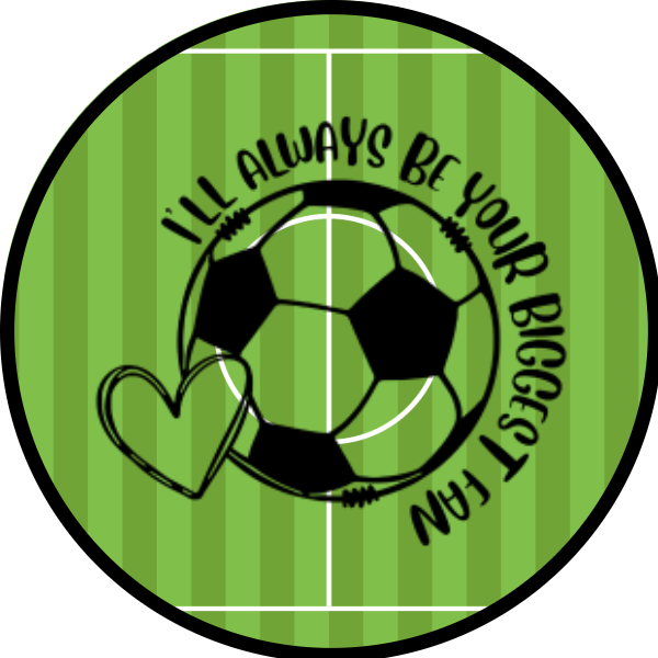 I WILL ALWAYS BE TOUR BIGGEST FAN HEART SCENT SEEDS AIR FRESHENER