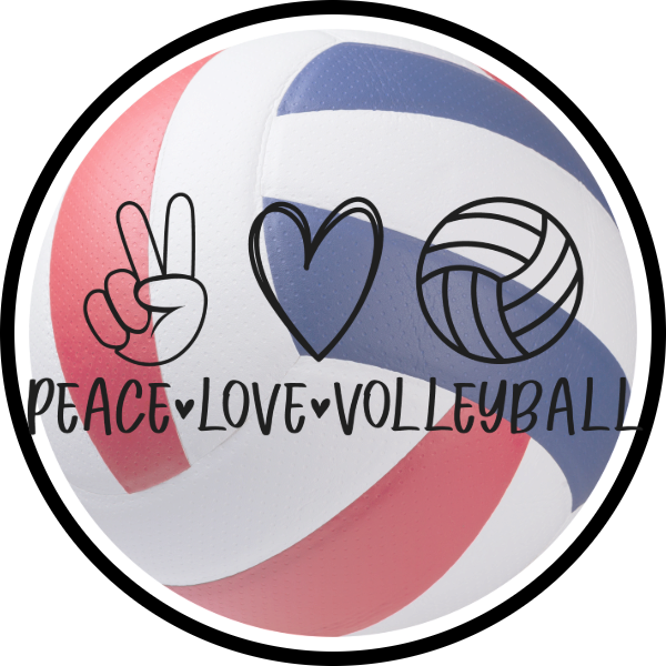 PEACE LOVE VOLLEYBALL SCENT SEEDS AIR FRESHENER