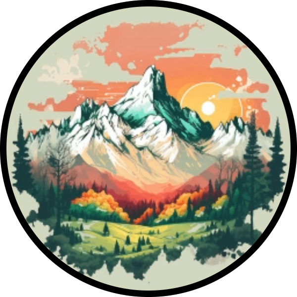 WATERCOLOR MOUNTAINS SCENT SEEDS AIR FRESHENER