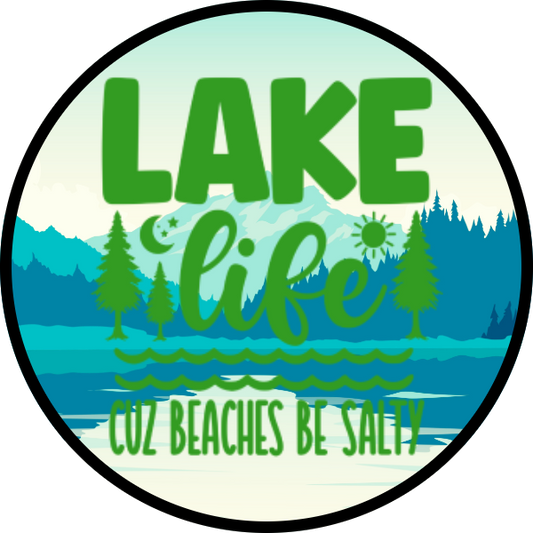 LAKE LIFE CUZ BEACHES BE SALTY SCENT SEEDS AIR FRESHENER