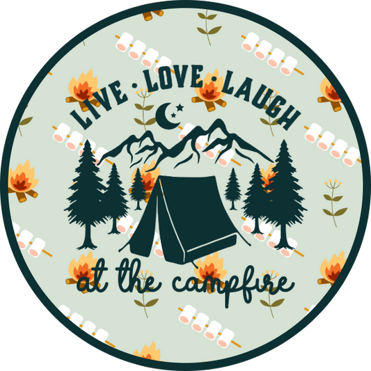 LIVE LOVE LAUGH AT THE CAMPFIRE SCENT SEEDS AIR FRESHENER