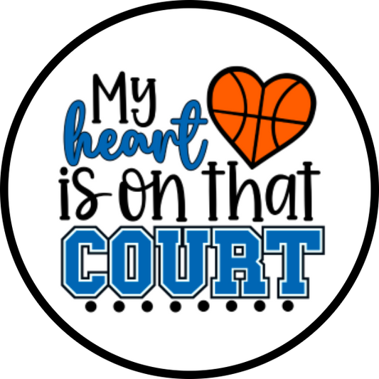 MY HEART IS ON THAT COURT WHITE SCENT SEEDS AIR FRESHENER