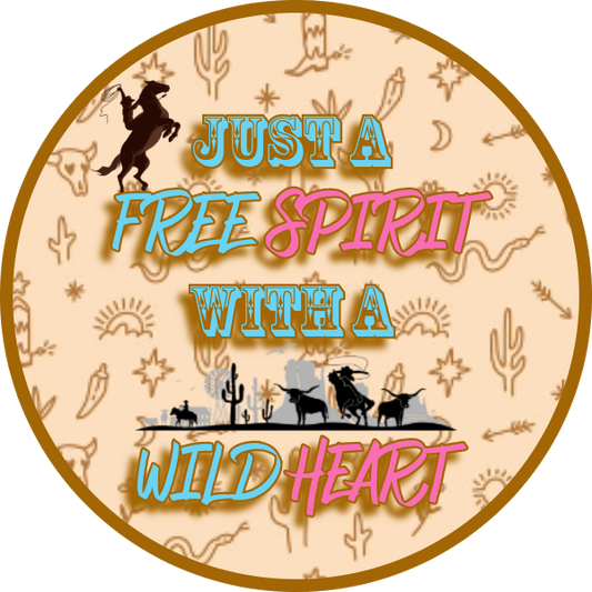 JUST A FREE SPIRIT WITH A WILD HEART SCENT SEEDS AIR FRESHENER