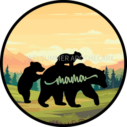 MAMA BEAR WITH 2 CUBS