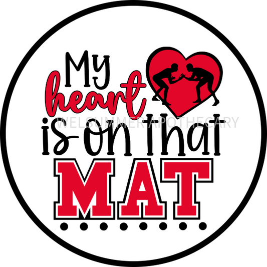 MY HEART IS ON THAT MAT
