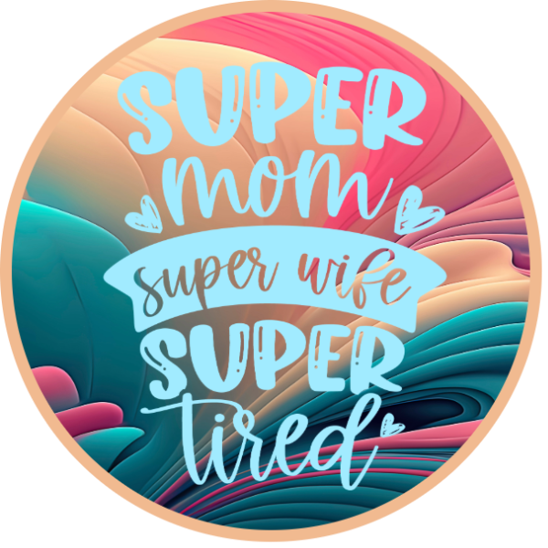 SUPER MOM SUPER WIFE SUPER TIRED SCENT SEEDS AIR FRESHENER