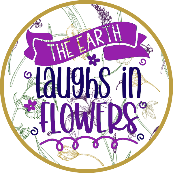 THE EARTH LAUGHS IN FLOWERS PURPLE SCENT SEEDS AIR FRESHENER