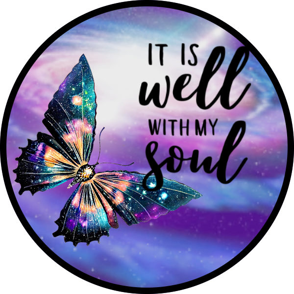 IT IS WELL WITH MY SOUL BUTTERFLY SCENT SEEDS AIR FRESHENER