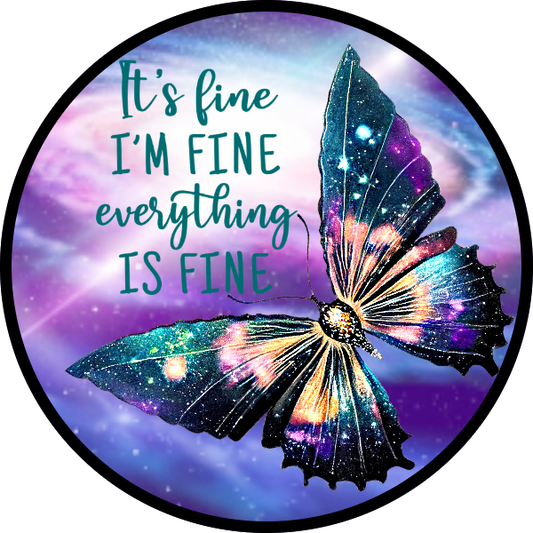 IT'S FINE I'M FINE EVERYTHING'S FINE BUTTERFLY SCENT SEEDS AIR FRESHENER