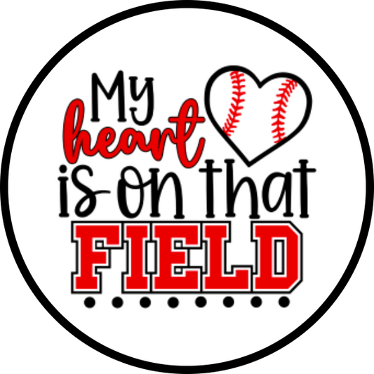 MY HEART IS ON THAT FIELD WHITE SCENT SEEDS AIR FRESHENER