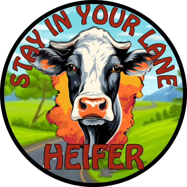 STAY IN YOUR LANE HEIFER SCENT SEEDS AIR FRESHENER