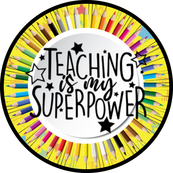 TEACHING IS MY SUPERPOWER SCENT SEEDS AIR FRESHENER