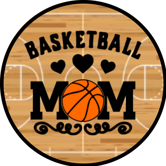 BASKETBALL MOM HEARTS SCENT SEEDS AIR FRESHENER