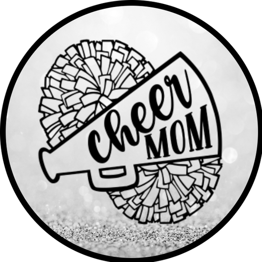 CHEER MOM MEGAPHONE POM POMS SCENT SEEDS AIR FRESHENER