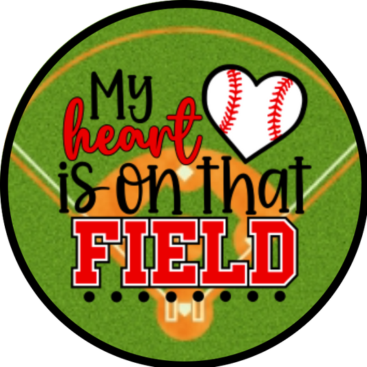 MY HEART IS ON THAT FIELD GREEN WHITE SCENT SEEDS AIR FRESHENER