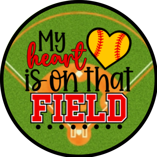 MY HEART IS ON THAT FIELD GREEN YELLOW SCENT SEEDS AIR FRESHENER