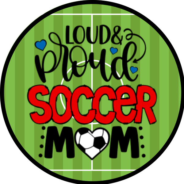 LOUD AND PROUD SOCCER MOM RED SCENT SEEDS AIR FRESHENER (Copy)