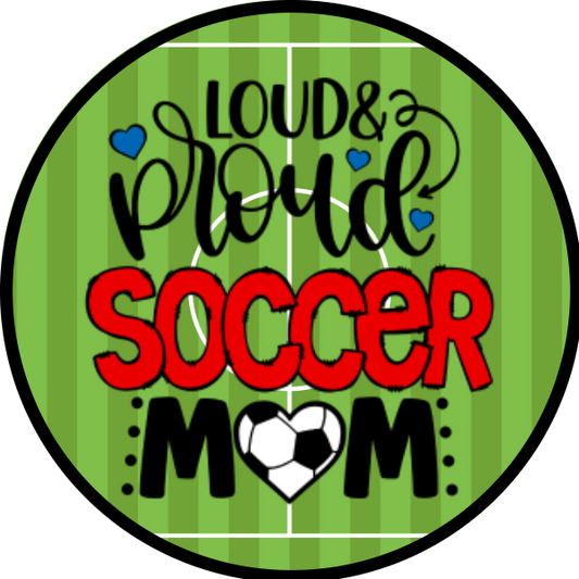 LOUD AND PROUD SOCCER MOM RED SCENT SEEDS AIR FRESHENER (Copy)