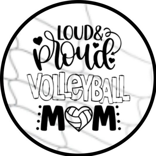 LOUD AND PROUD VOLLEYBALL MOM SCENT SEEDS AIR FRESHENER