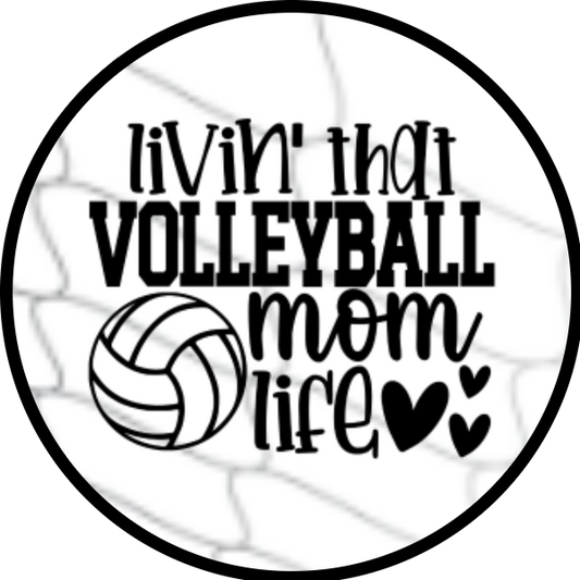 LIVIN' THAT VOLLEYBALL MOM LIFE SCENT SEEDS AIR FRESHENER