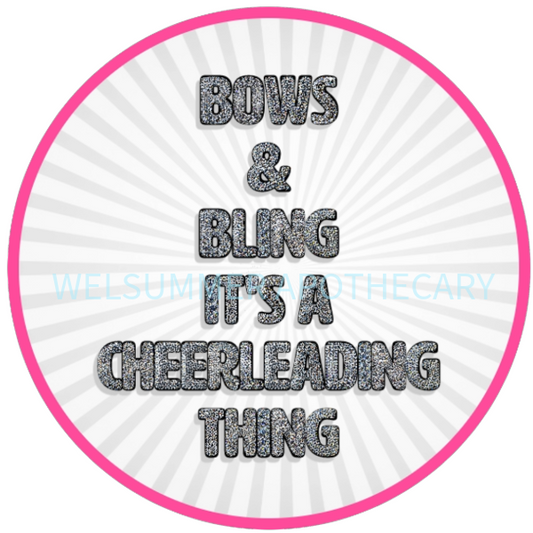 BOWS AND BLING IT'S A CHEERLEADING THING